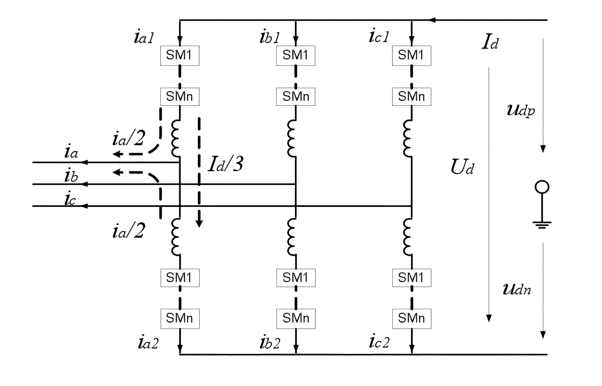 Valve current control method based on modular multi-level converter