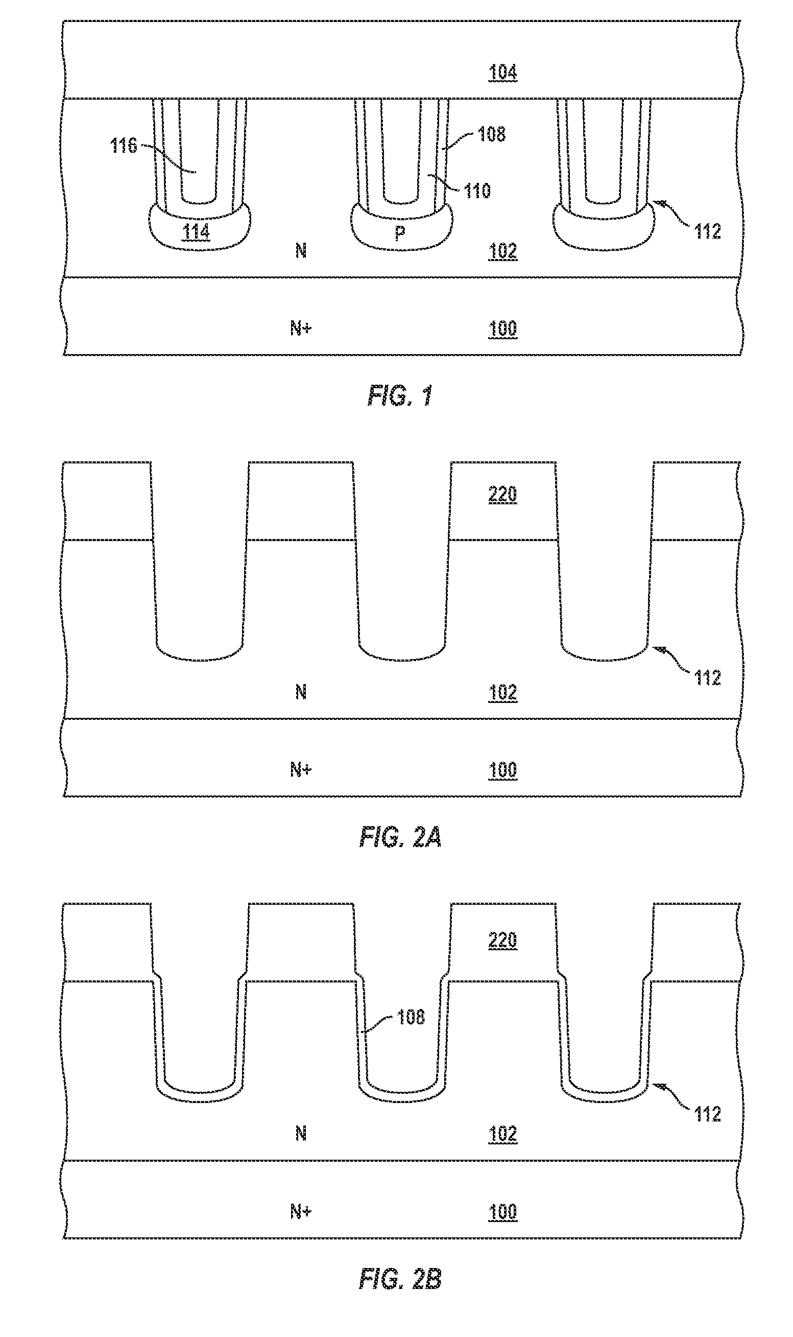 Rectifier With PN Clamp Regions Under Trenches