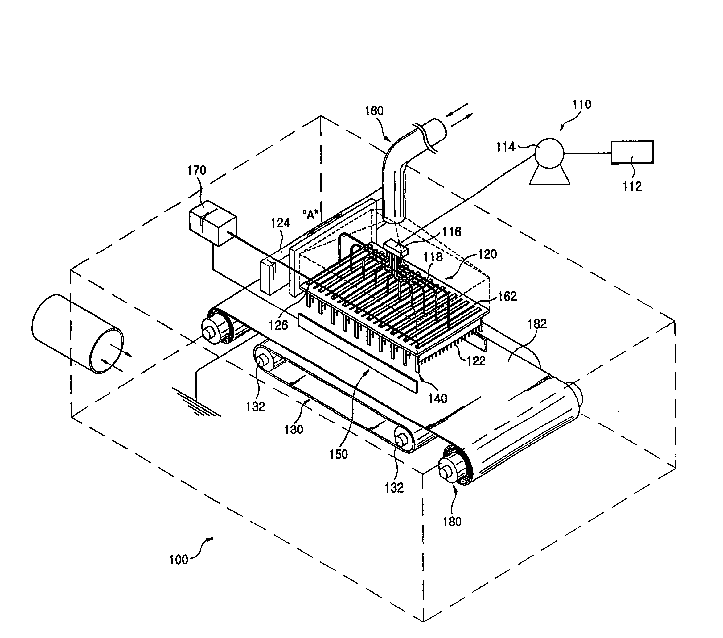 Apparatus for producing nanofiber utilizing electospinning and nozzle pack for the apparatus