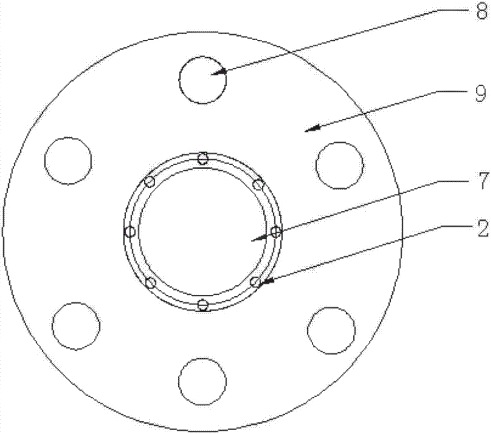 Discharge port dust control device