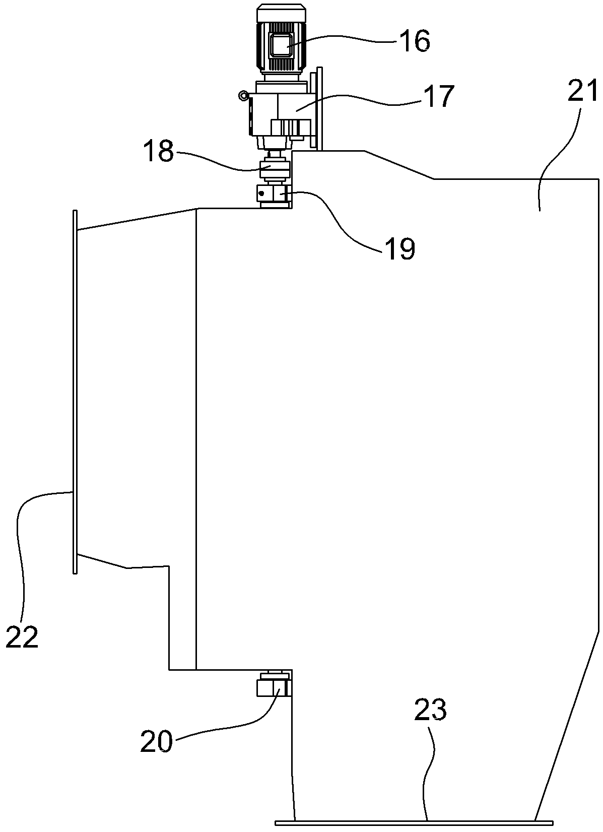 High-speed straw bale breaking feeding machine