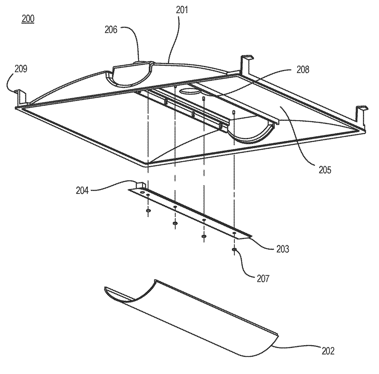 Modular luminaire and method of manufacture