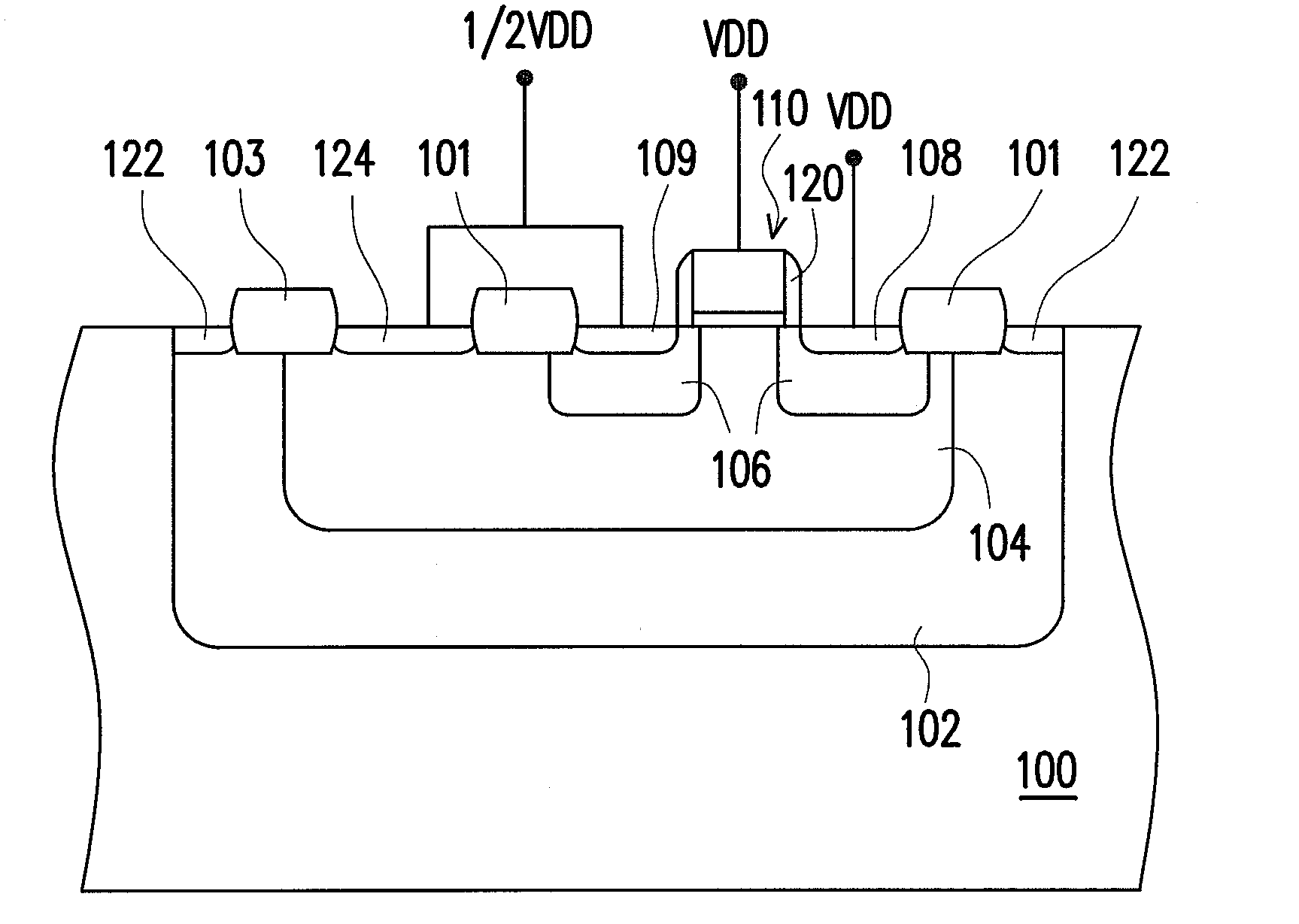 Metal oxide semiconductor device