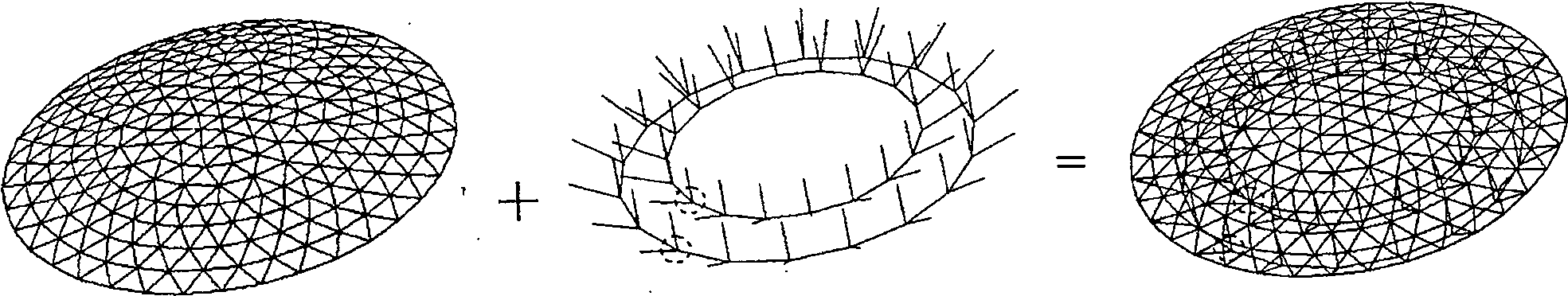 Rolling friction joint suspended-dome structure and construction method thereof