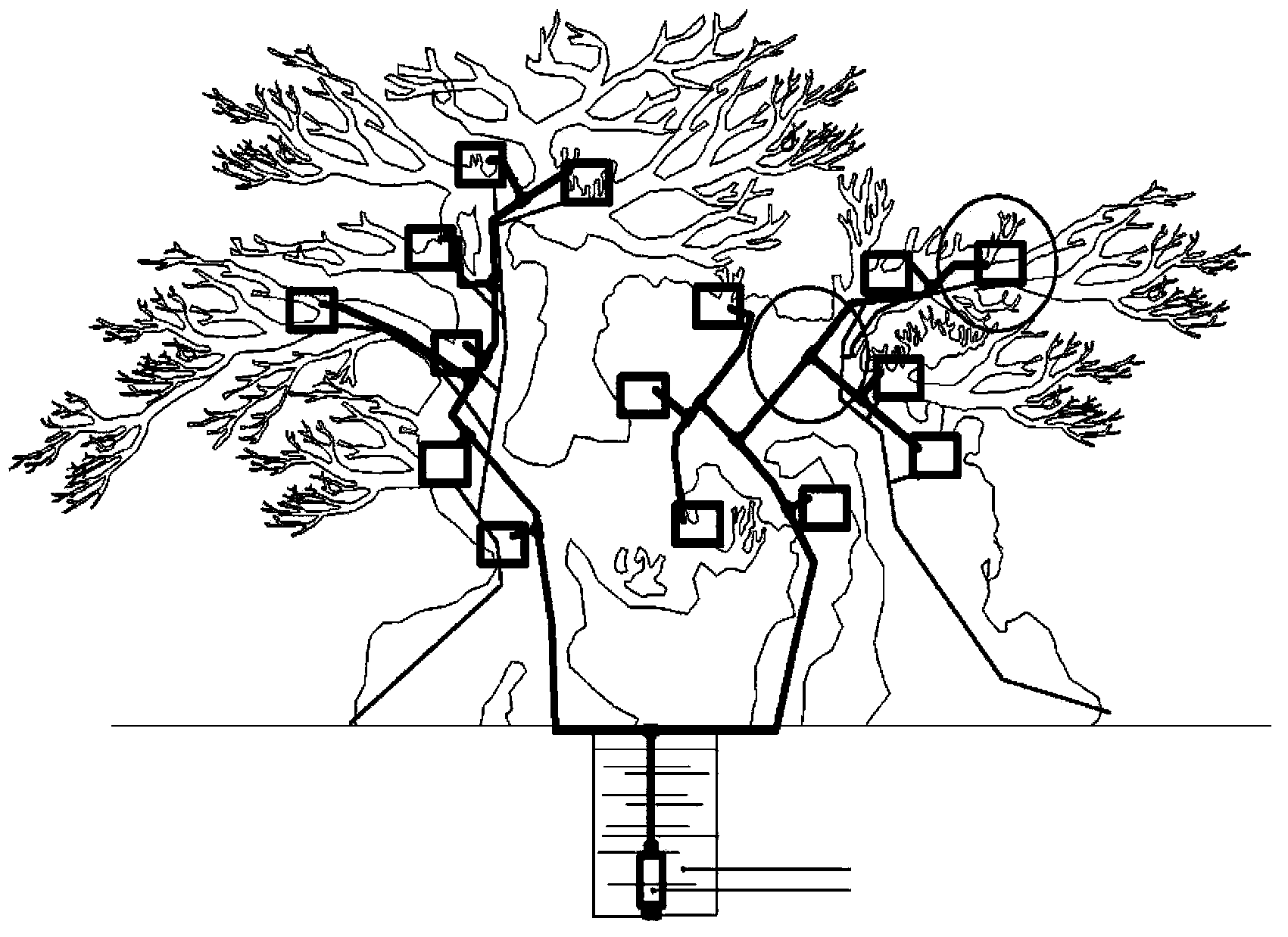 Method for combining garden landscape sculpture with true flowers and grass