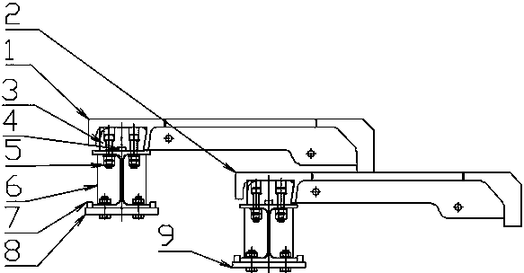 High pressure loss fire grate segment structure device for garbage incinerator