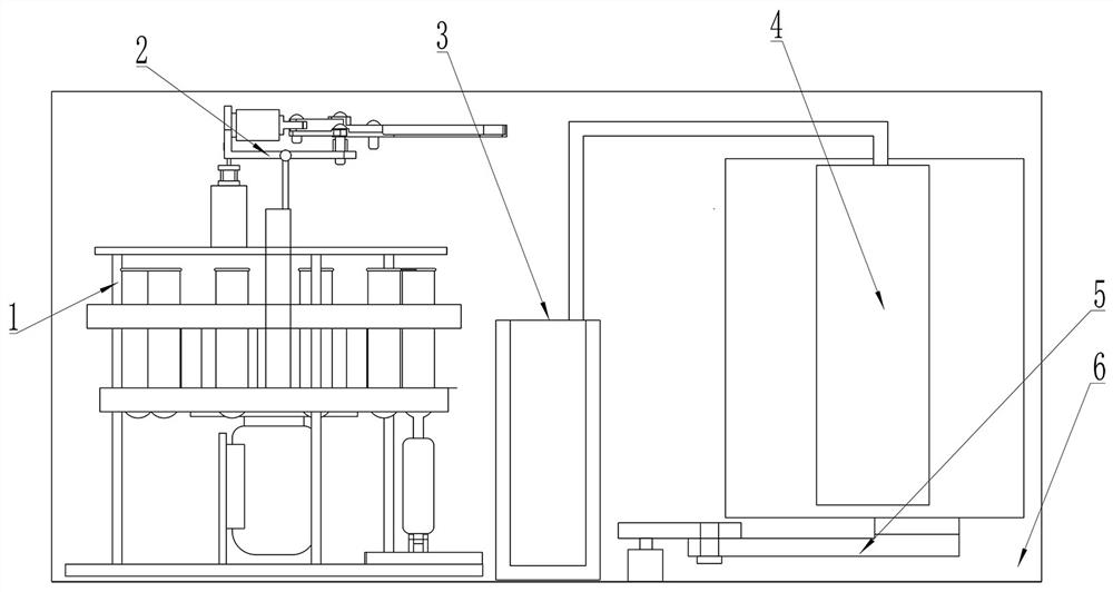 Acrylic acid water retention layer of coated fertilizer and preparation method and device ofacrylic acid water retention layer