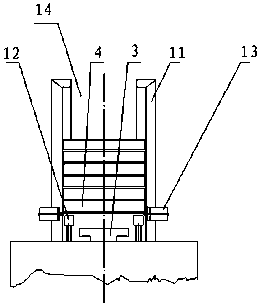 Device for stacking and storing micropore plates and micropore plate transferring device and method