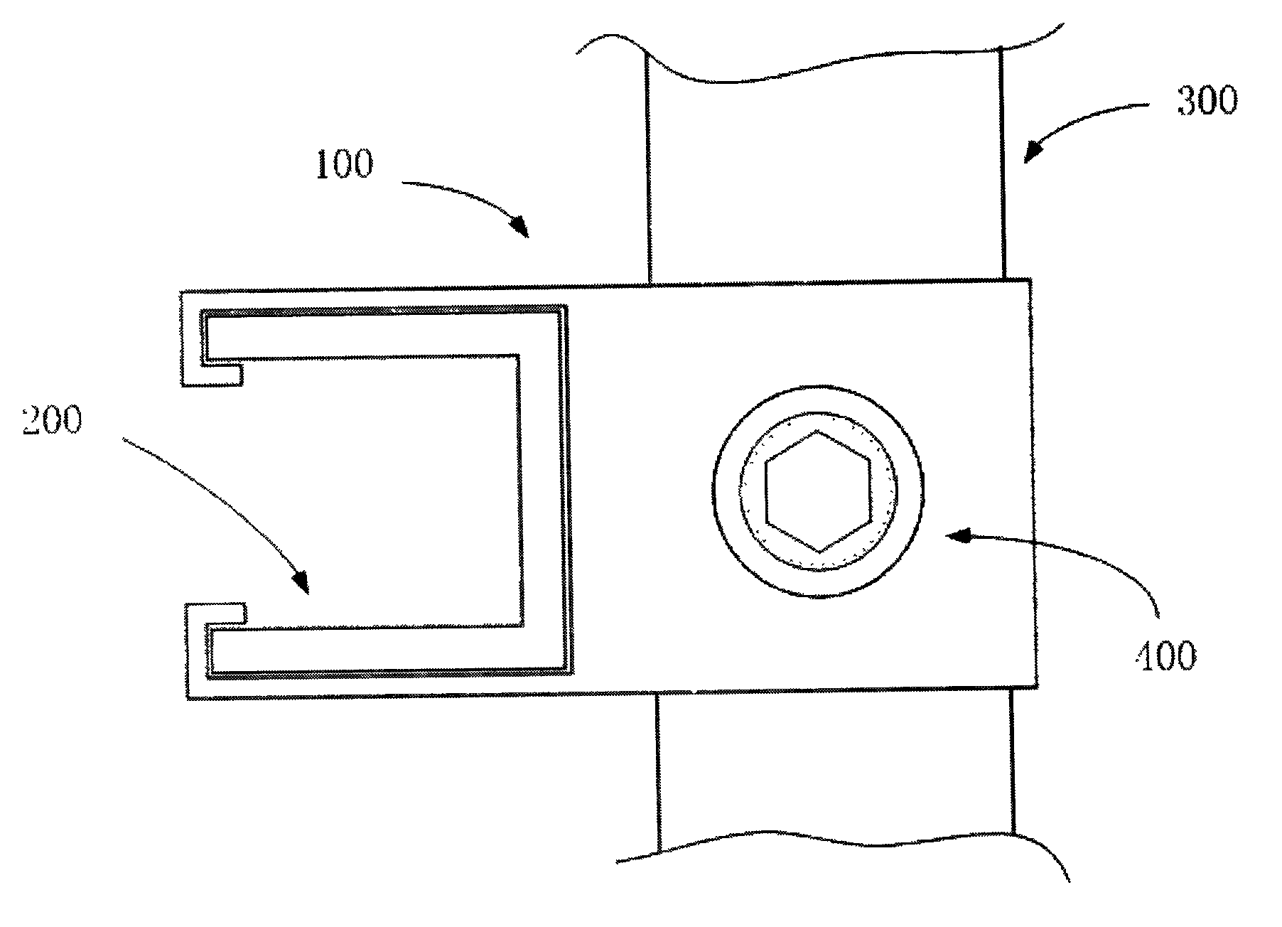 Steel connector and steel connecting structure