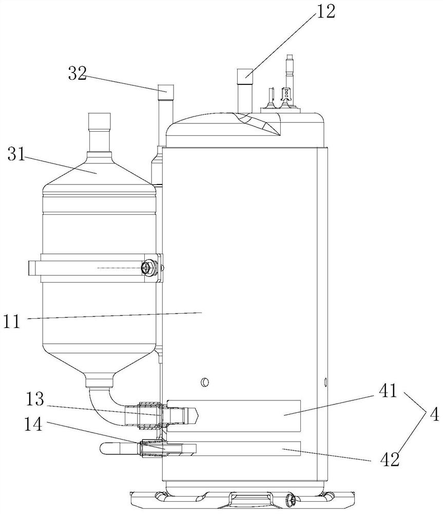 Rotary compressors and refrigeration units