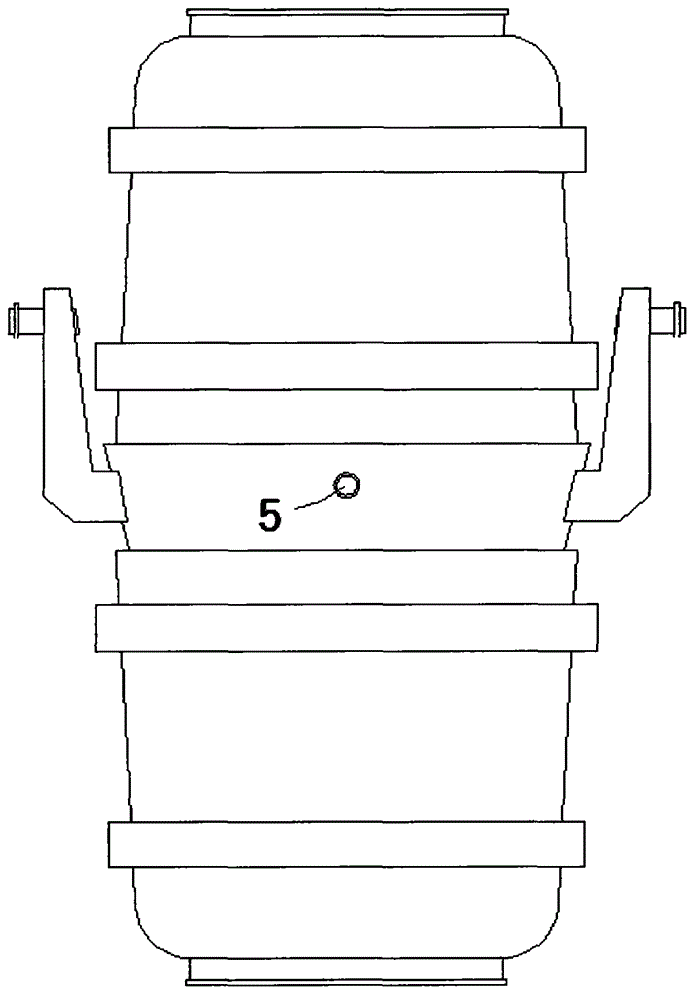 Charcoal-burning tank roasting device