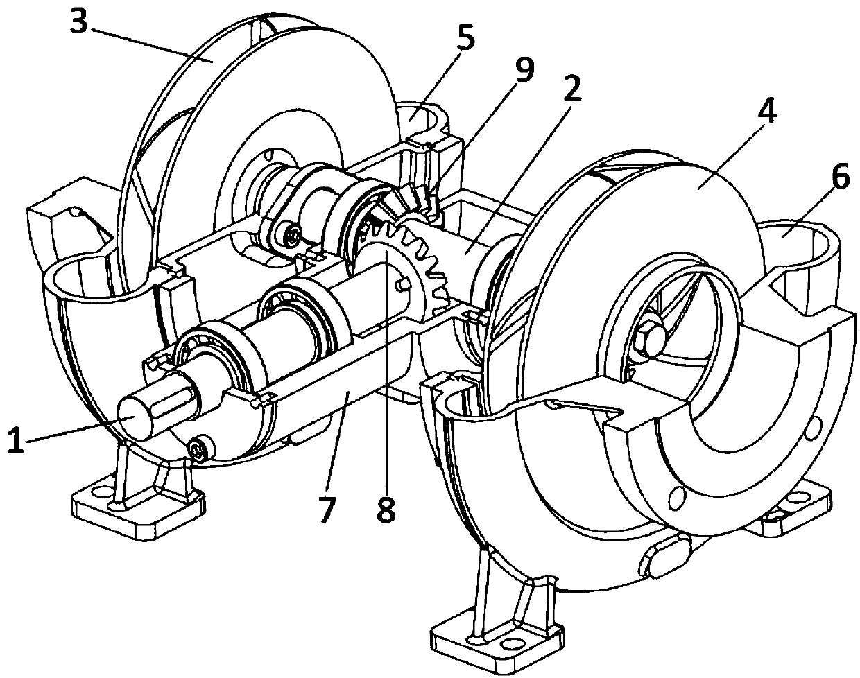 New structure multifunctional composite pumping device