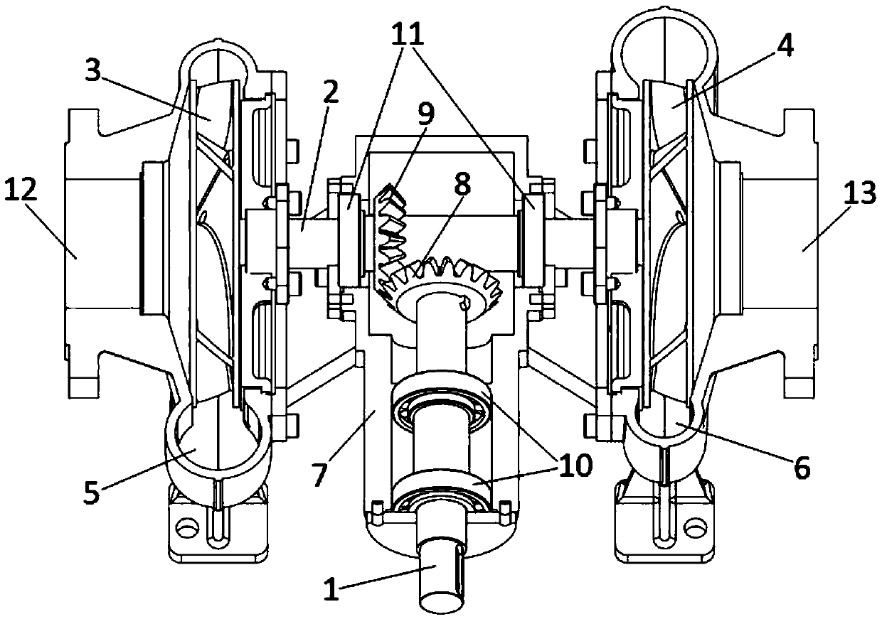 New structure multifunctional composite pumping device