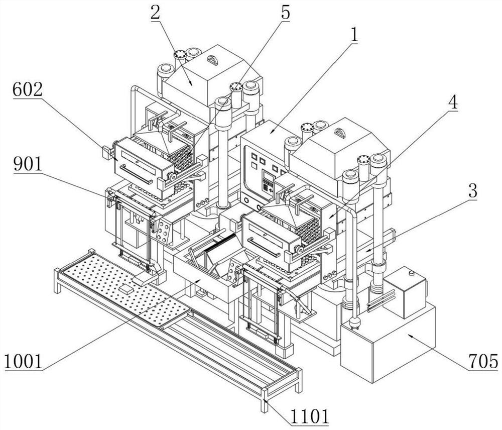 Anti-blocking rubber forming device