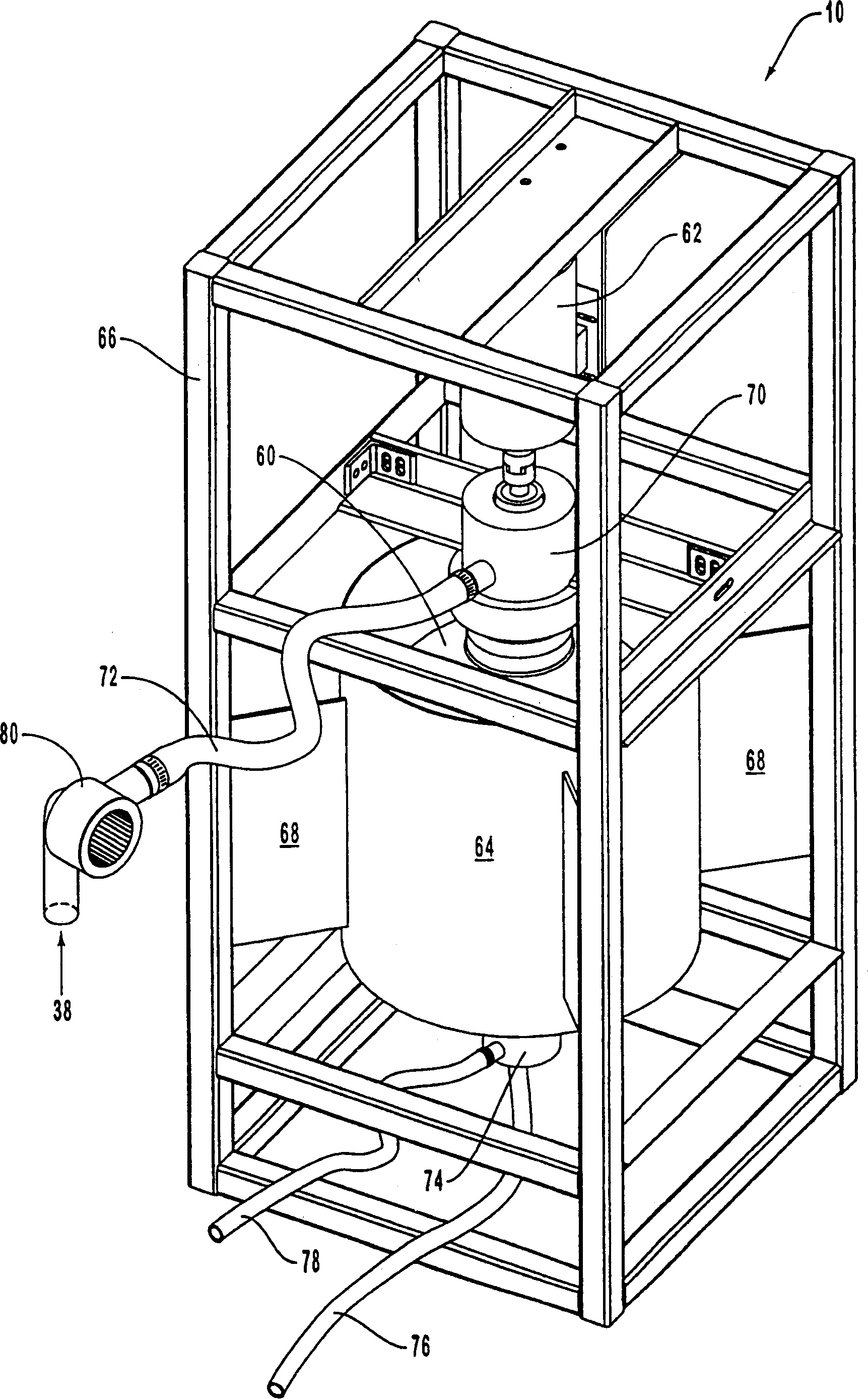 Centrifugal pressurized separators and methods of controlling same