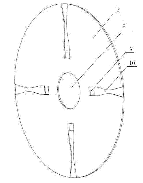 Inlaid type laminate side-spraying nose cone