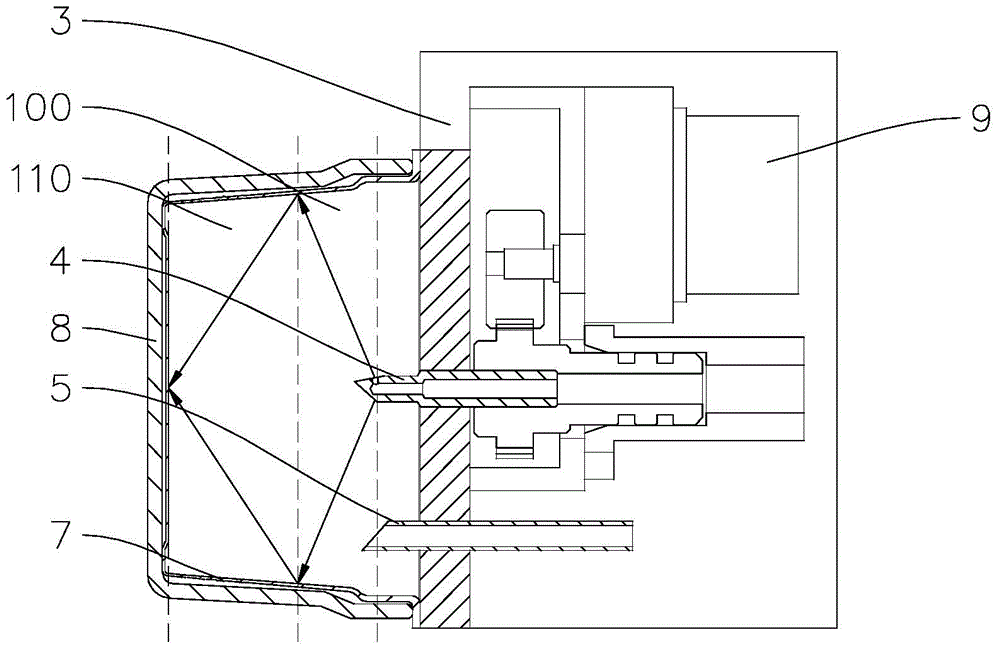 Beverage making method of horizontal type rotation beverage making machine