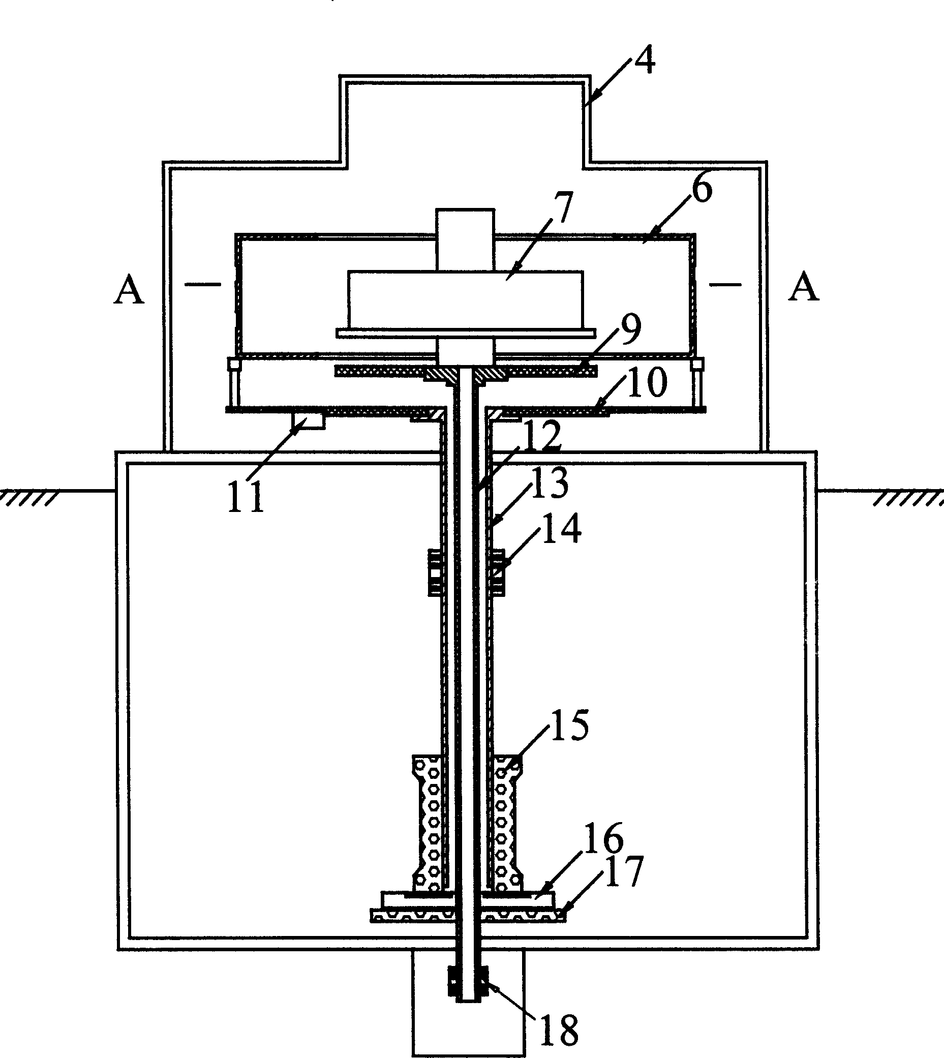 Method for simulating sea waves by using barrel-type centrifugal machine and apparatus therefor