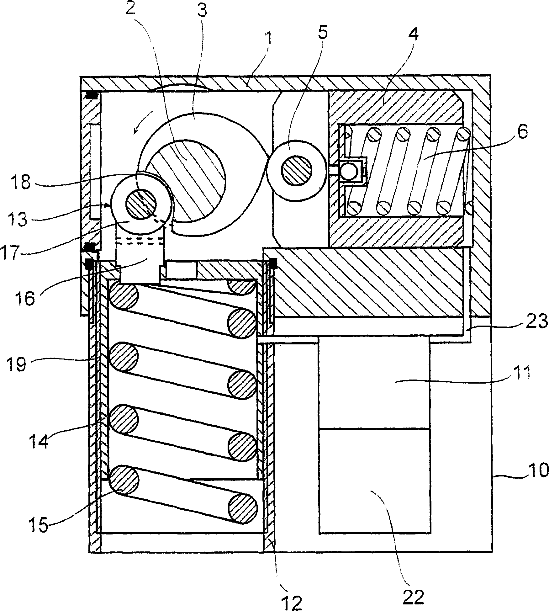 Door closer with a drive