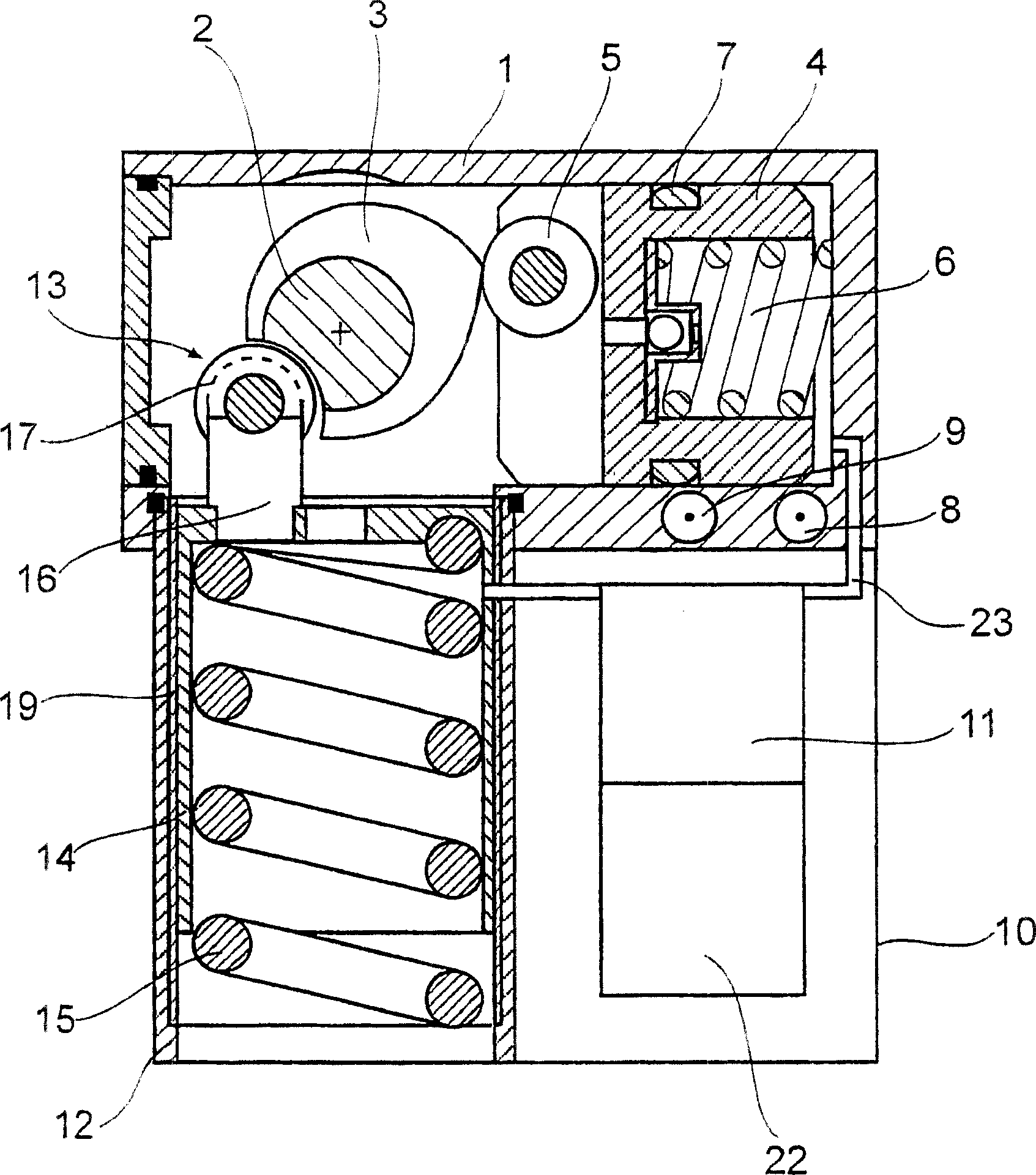 Door closer with a drive