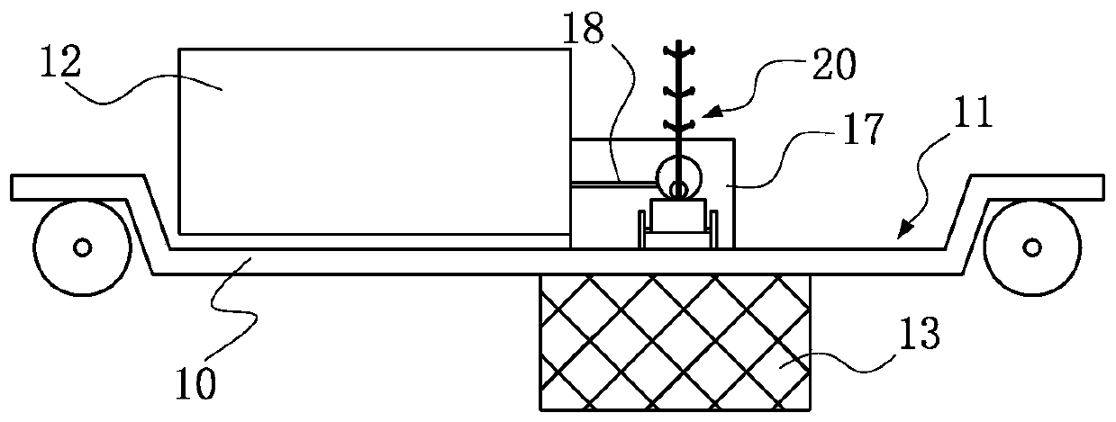 Greenhouse pesticide sprayer and pesticide spraying trolley thereof