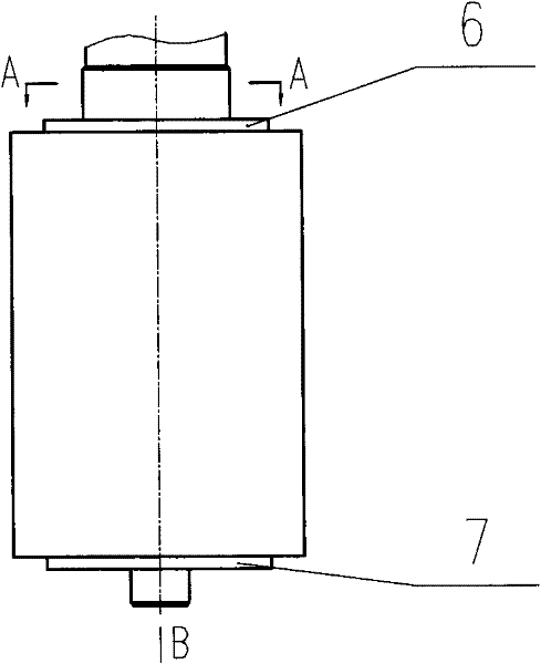 Structure of guide vane vertical surface for improving accuracy of measurement on hydraulic torque of guide vane of model hydraulic turbine