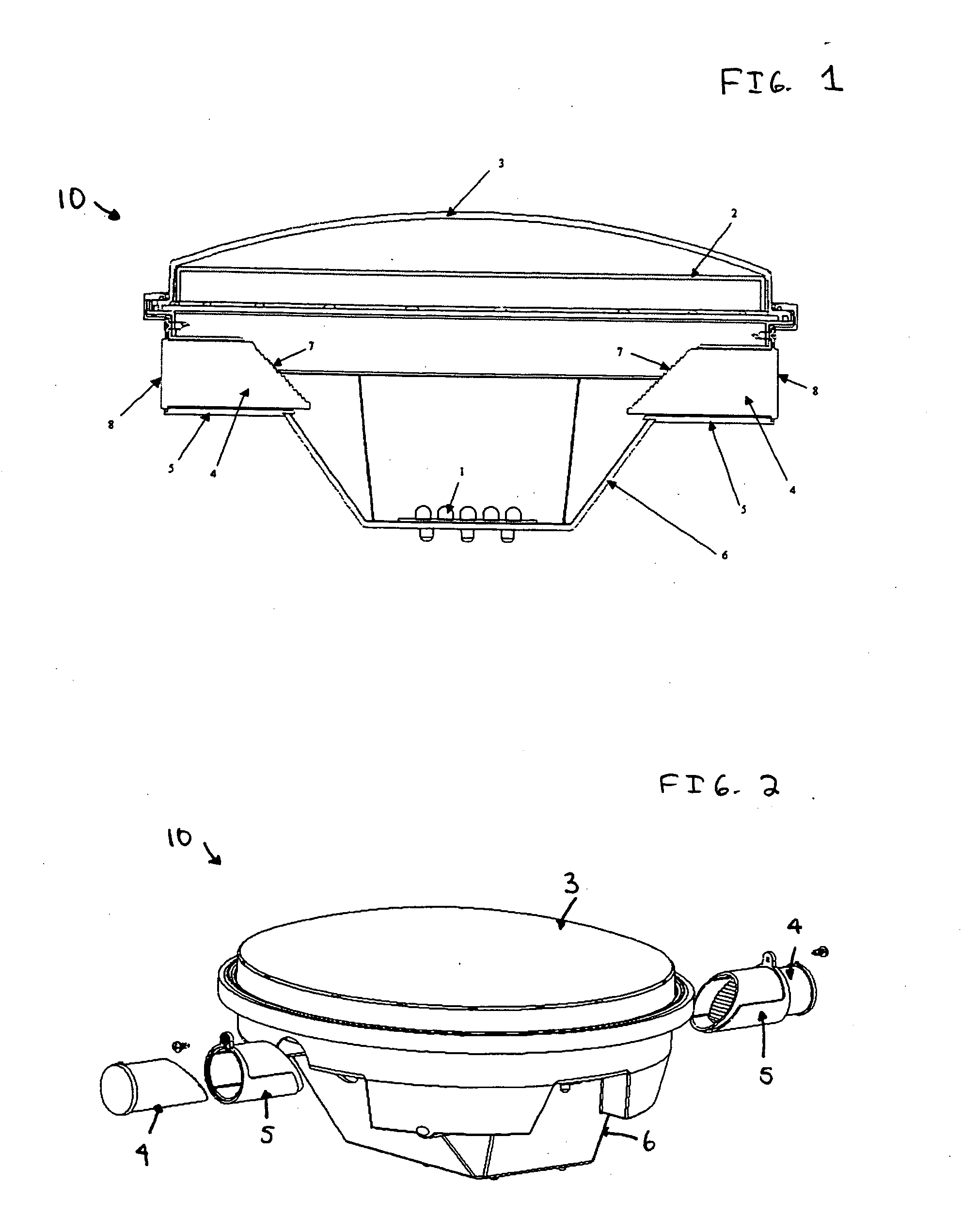 LED signal with side emitting status indicators