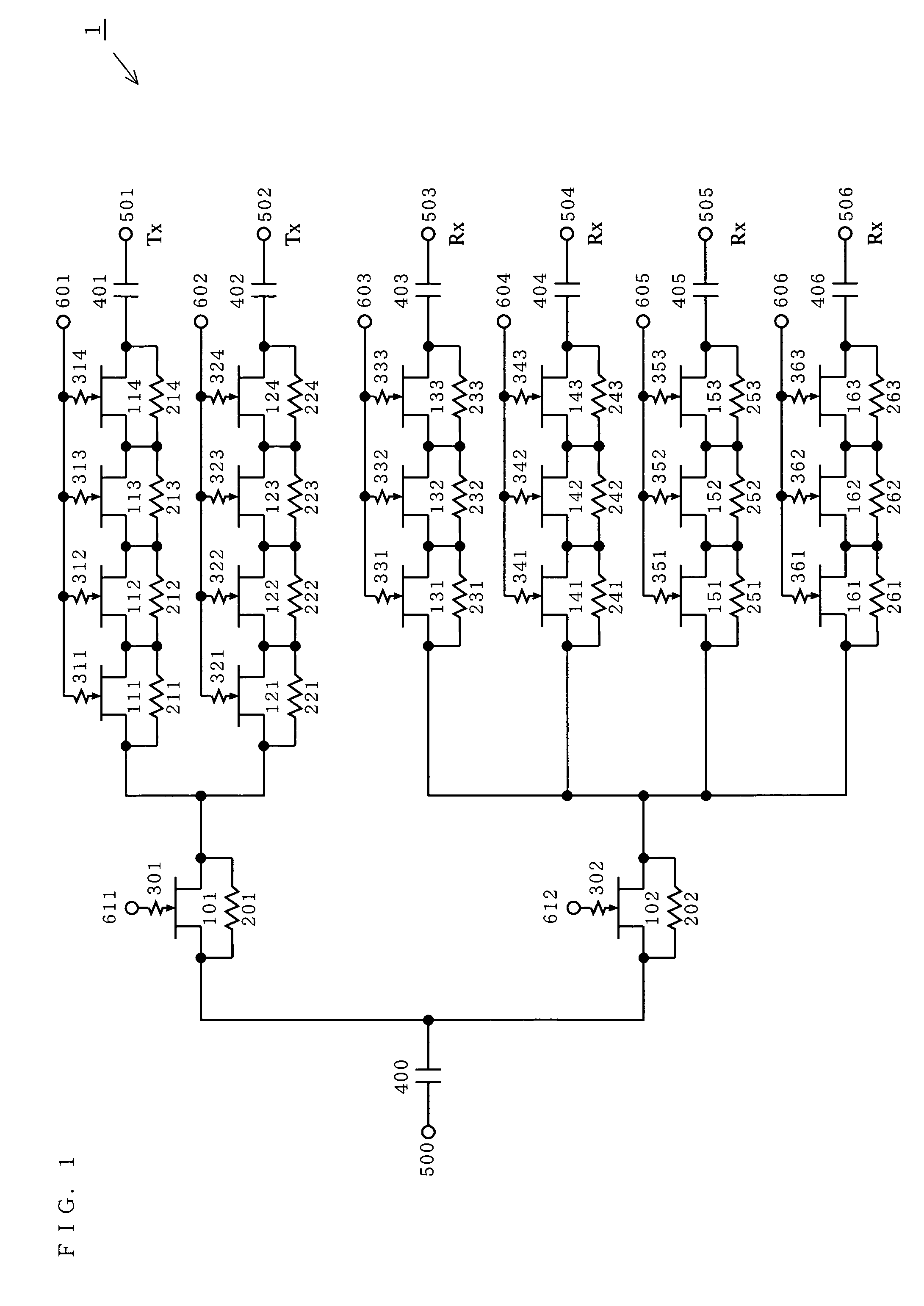 Radio-frequency switching circuit and semiconductor device