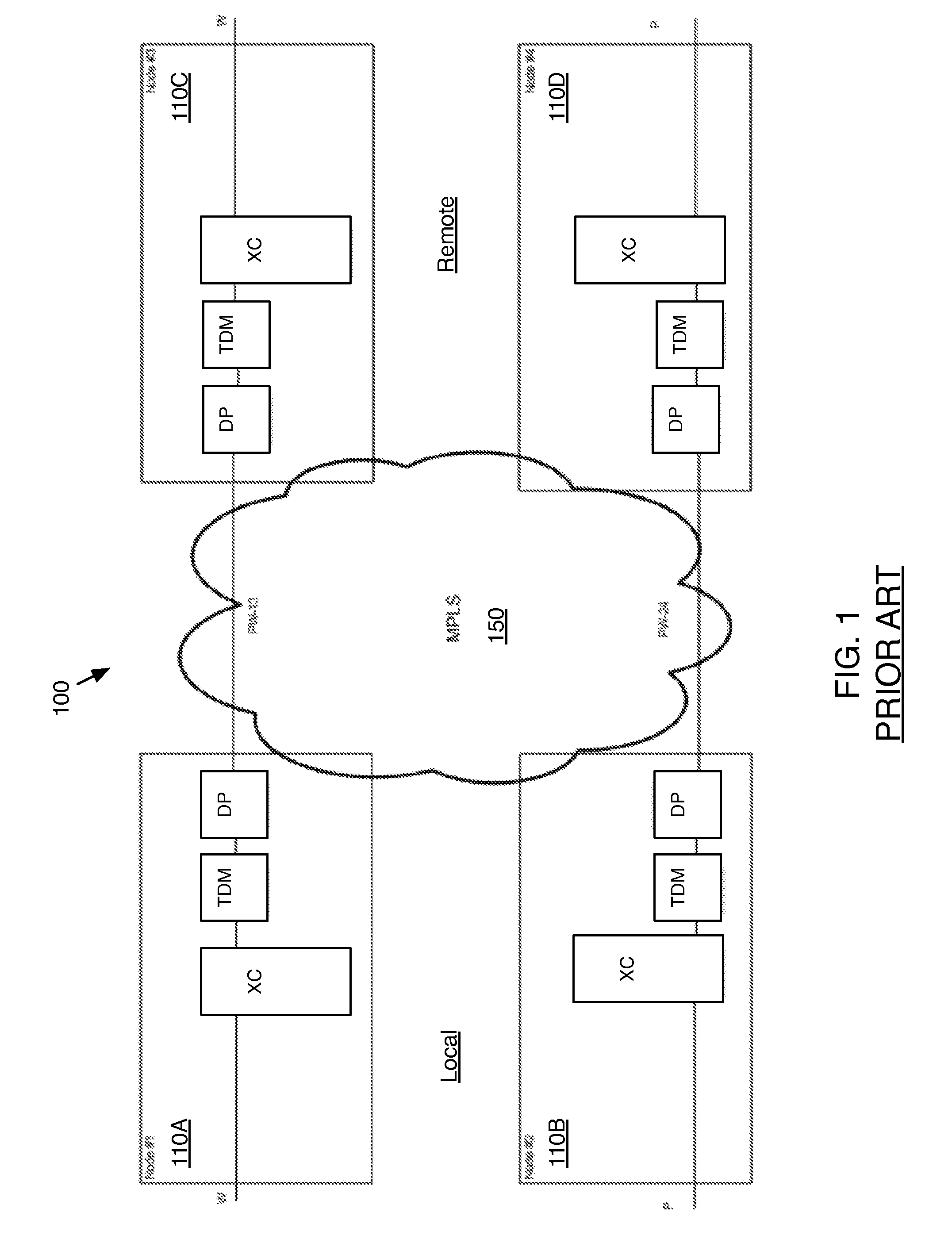 Method for supporting sncp over packet network