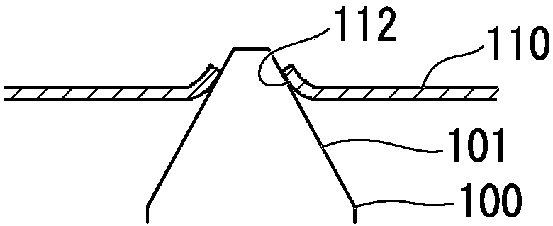 Hole-widening machining method, molding tool, molding and machining method