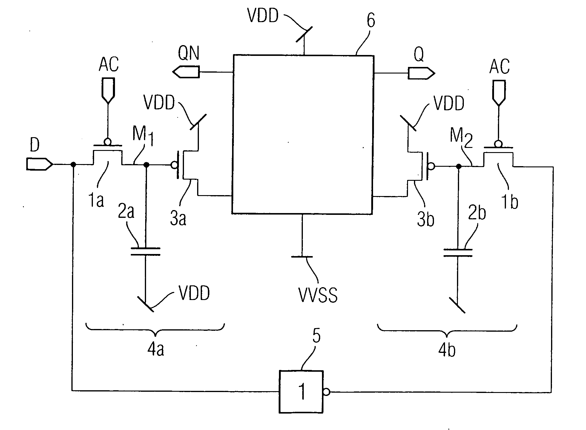 Flip-flop with additional state storage in the event of turn-off