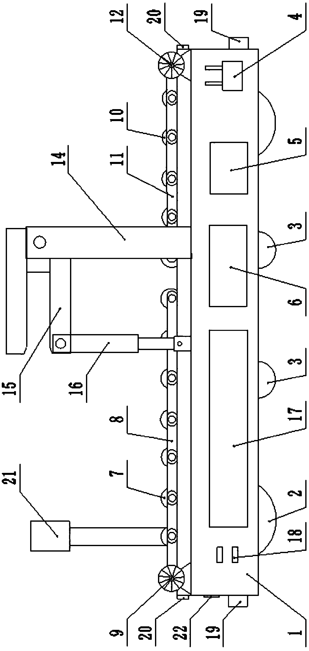 A molten iron automatic transfer robot