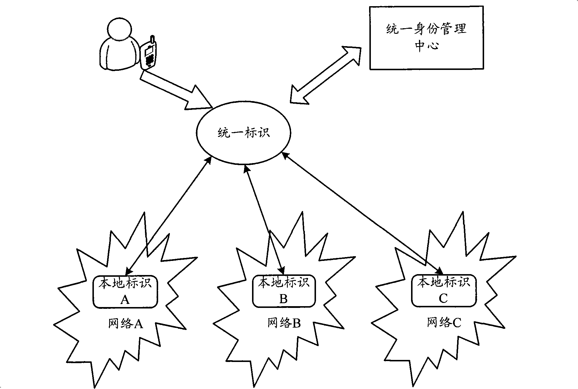 Cross-network communication system, terminal and communication method