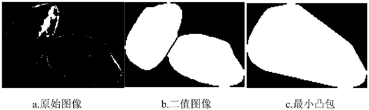 Background frame feature-based adhesion rice grain image segmentation method