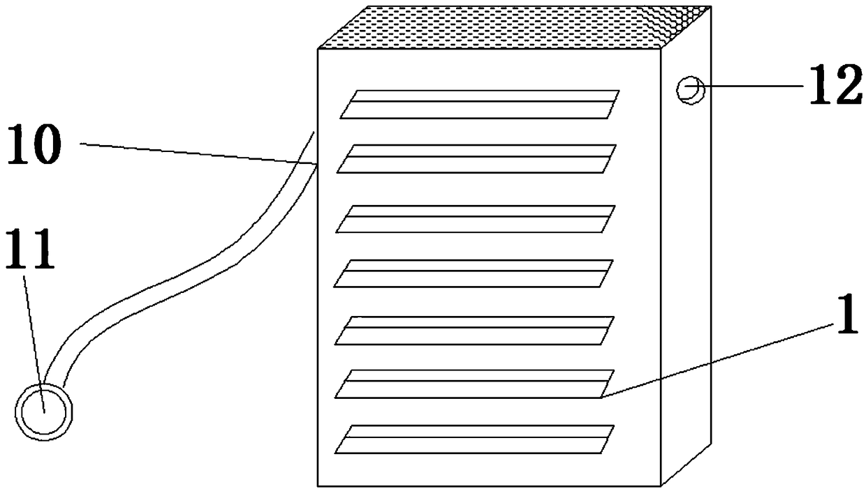 Air purification device for isolation ward