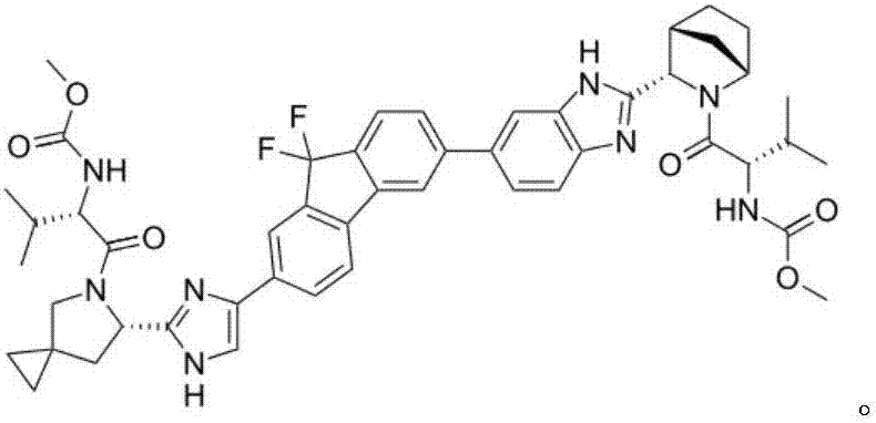 Improved method for preparing ledipasvir optical intermediate