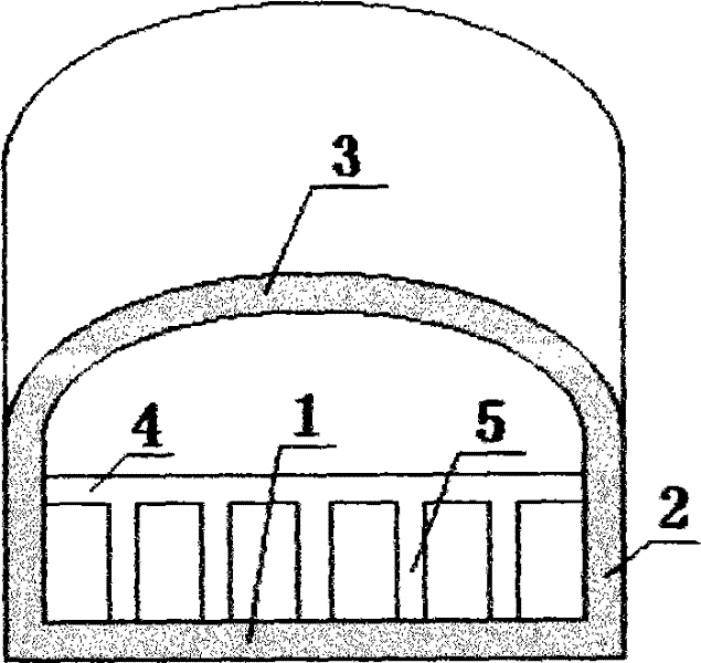 Coal gas small furnace of energy-saving durable type fuel generation furnace for glass tank furnace