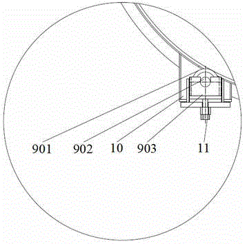 Horizontal type bell furnace