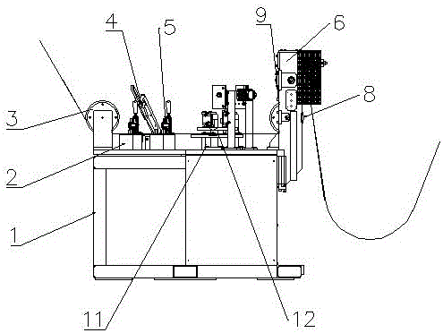 Strip connecting machine