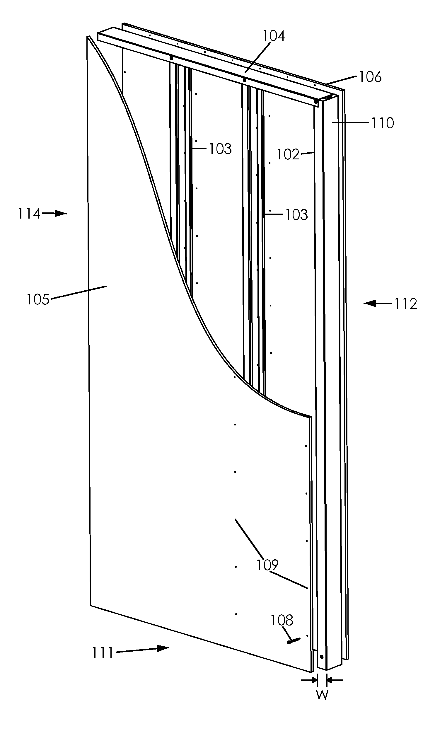 Structural wall panel for use in light-frame construction and method of construction employing structural wall panels