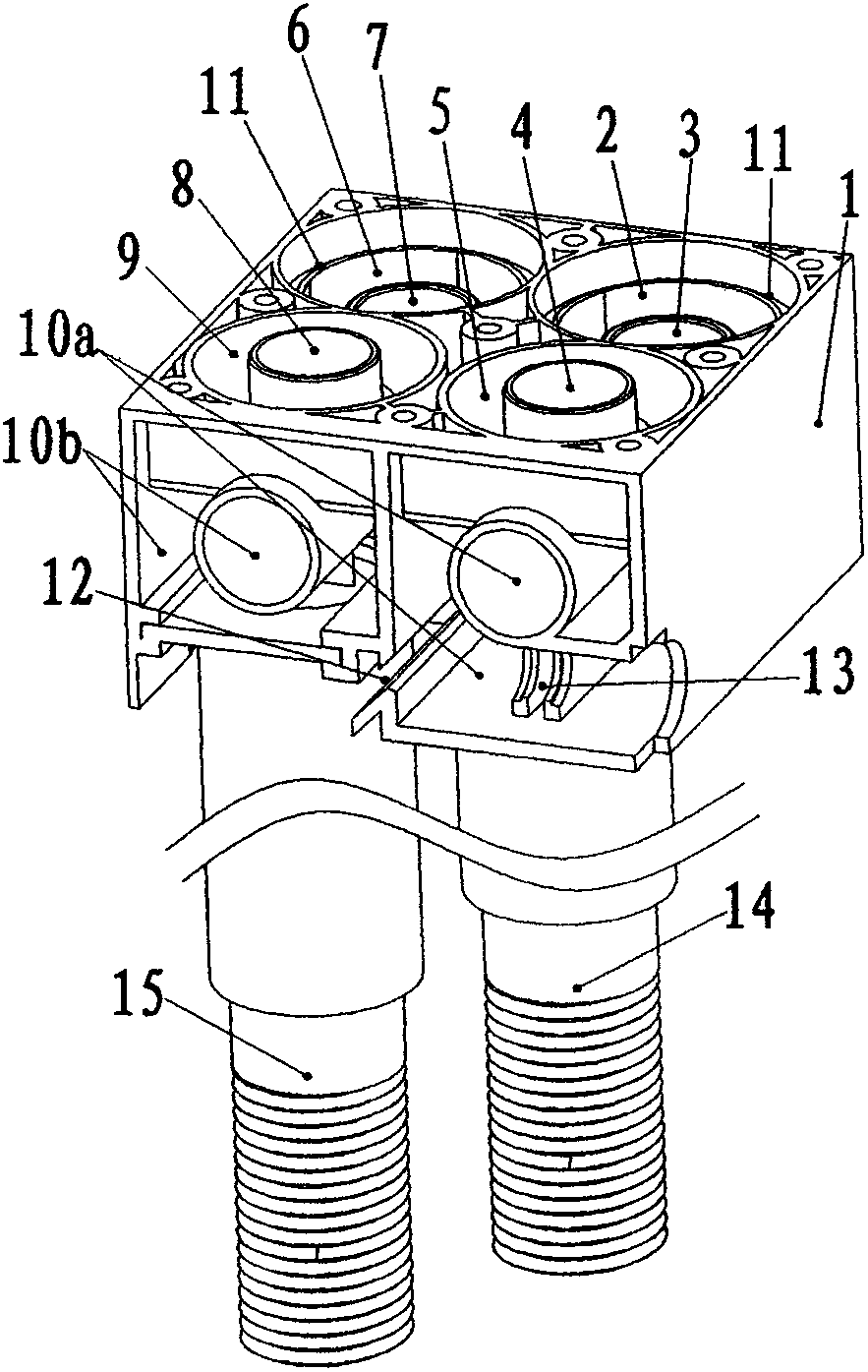 Injection water-saving valve