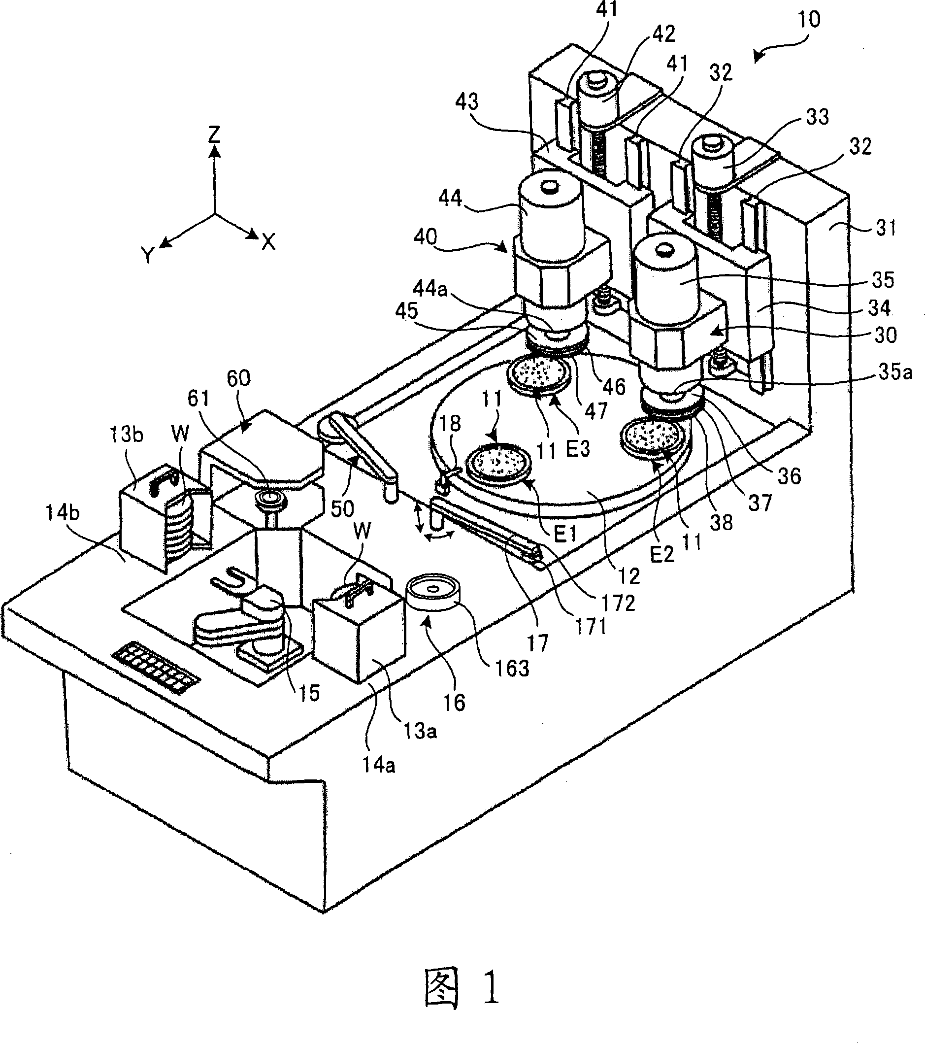 Wafer transfer method and grinding device