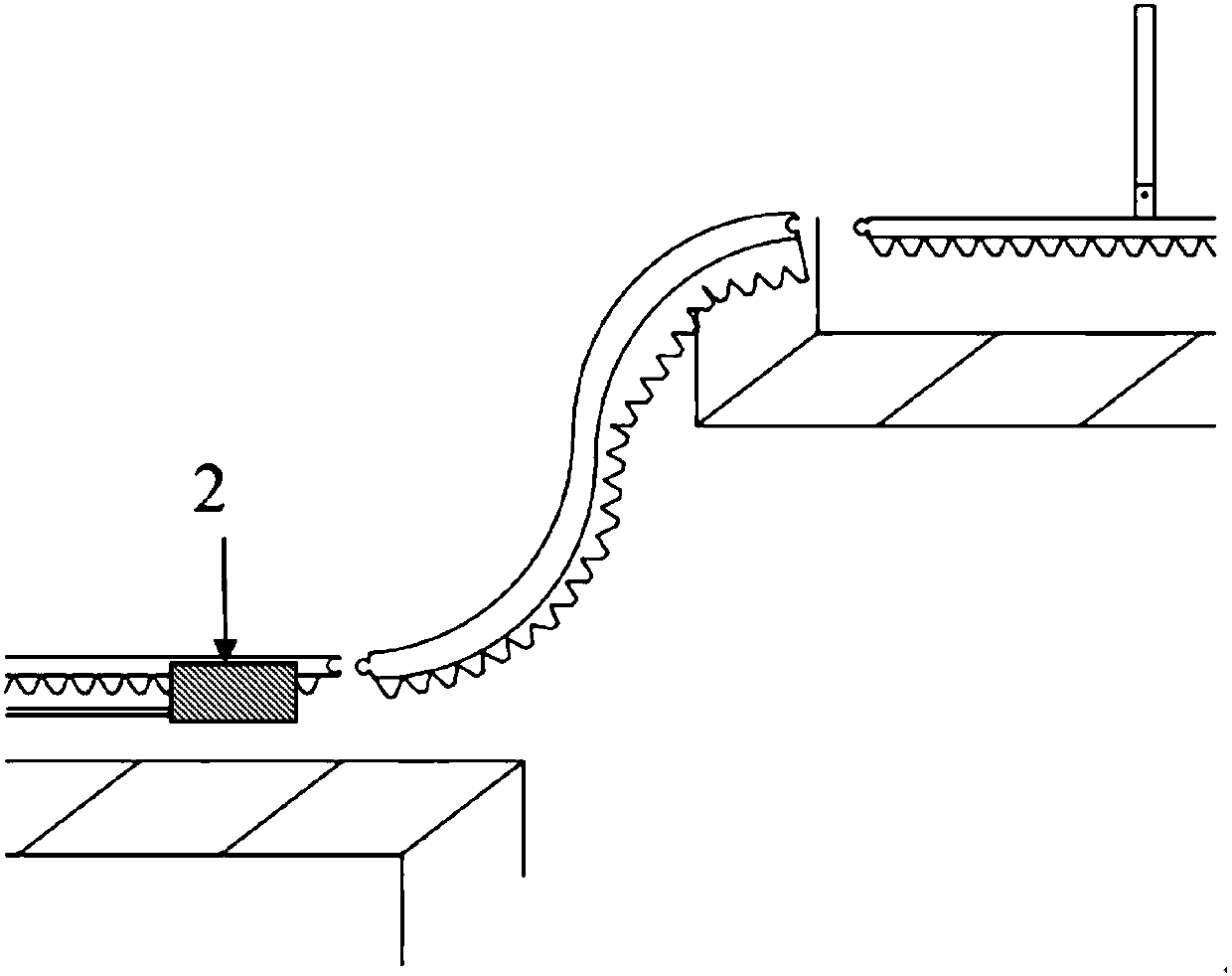 Automatic cable laying equipment and method