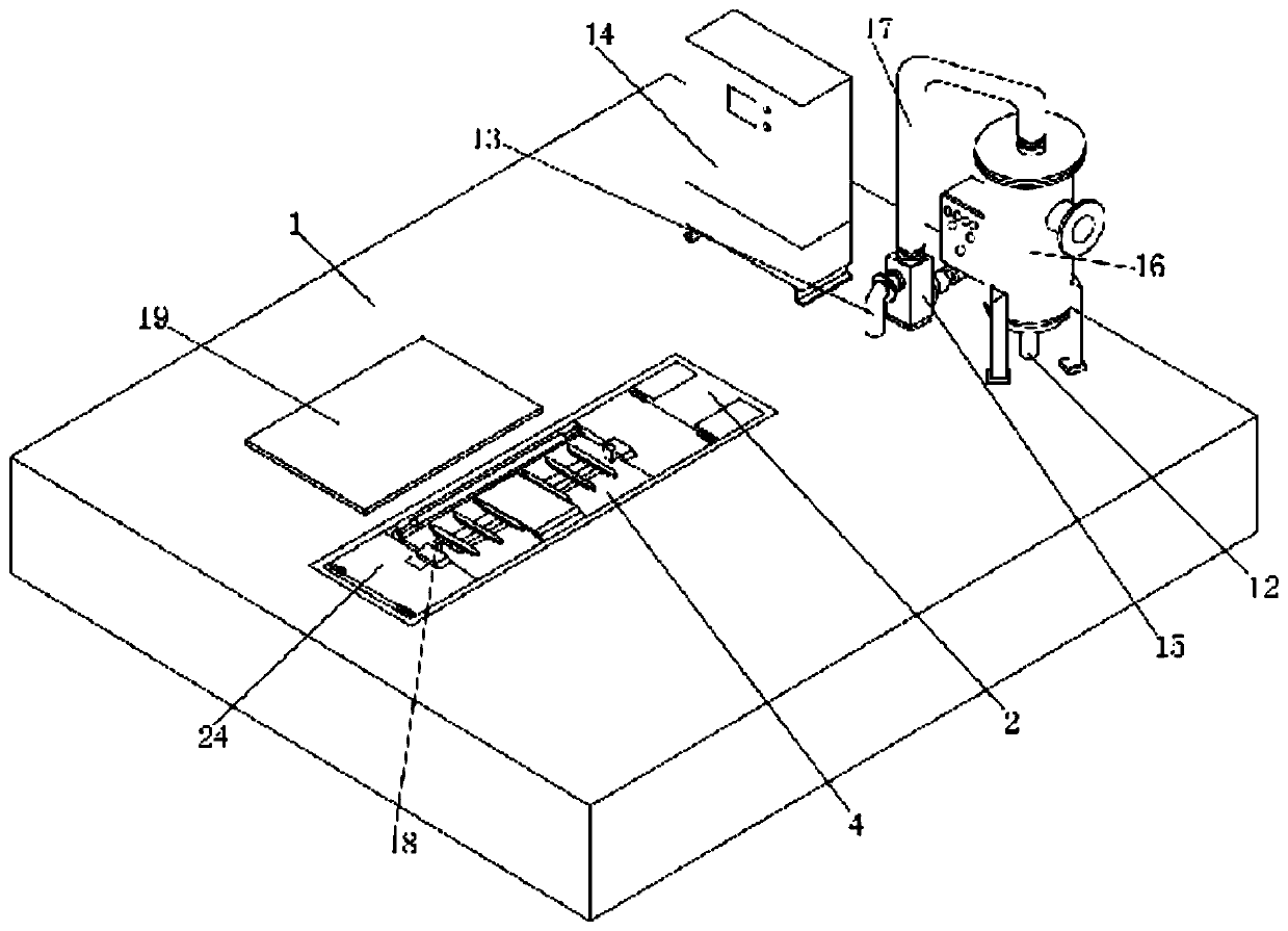 Washing device of transfer vehicle caster