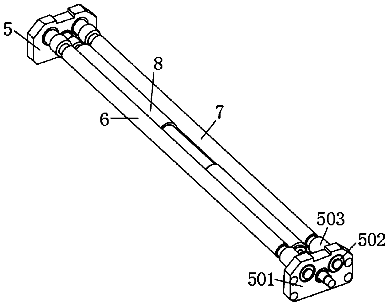 Washing device of transfer vehicle caster