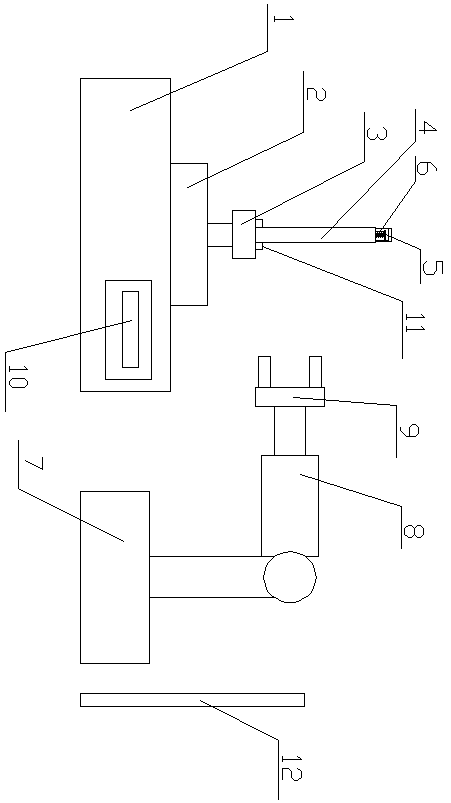 Industrial cloth winding and placing device