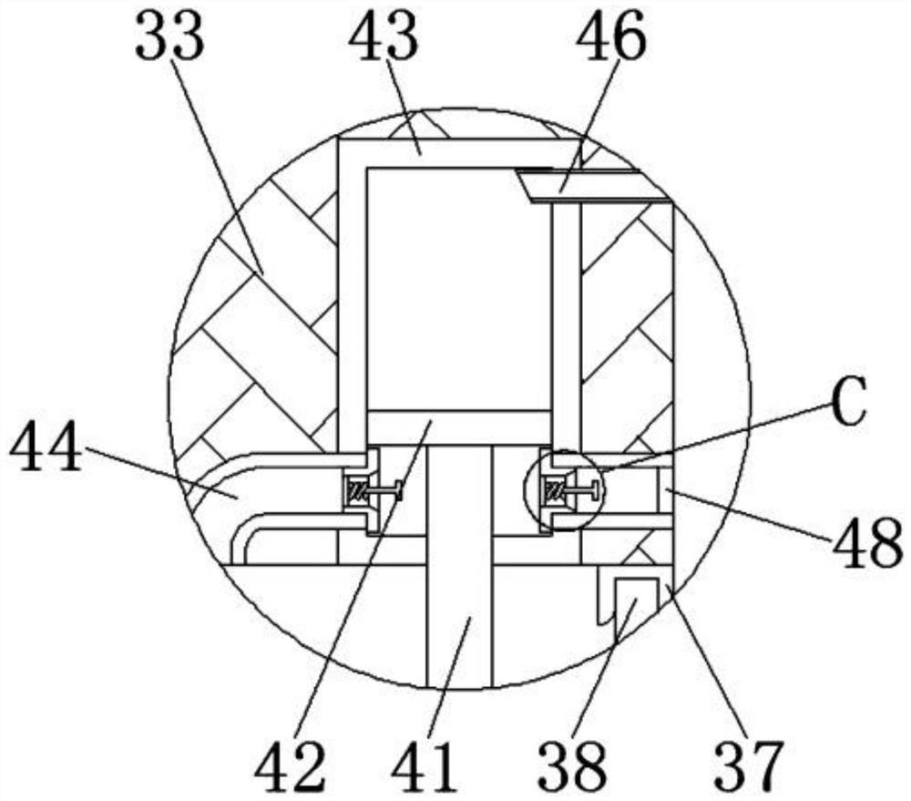 Anti-splashing garlic masher for mashed garlic processing and using method thereof