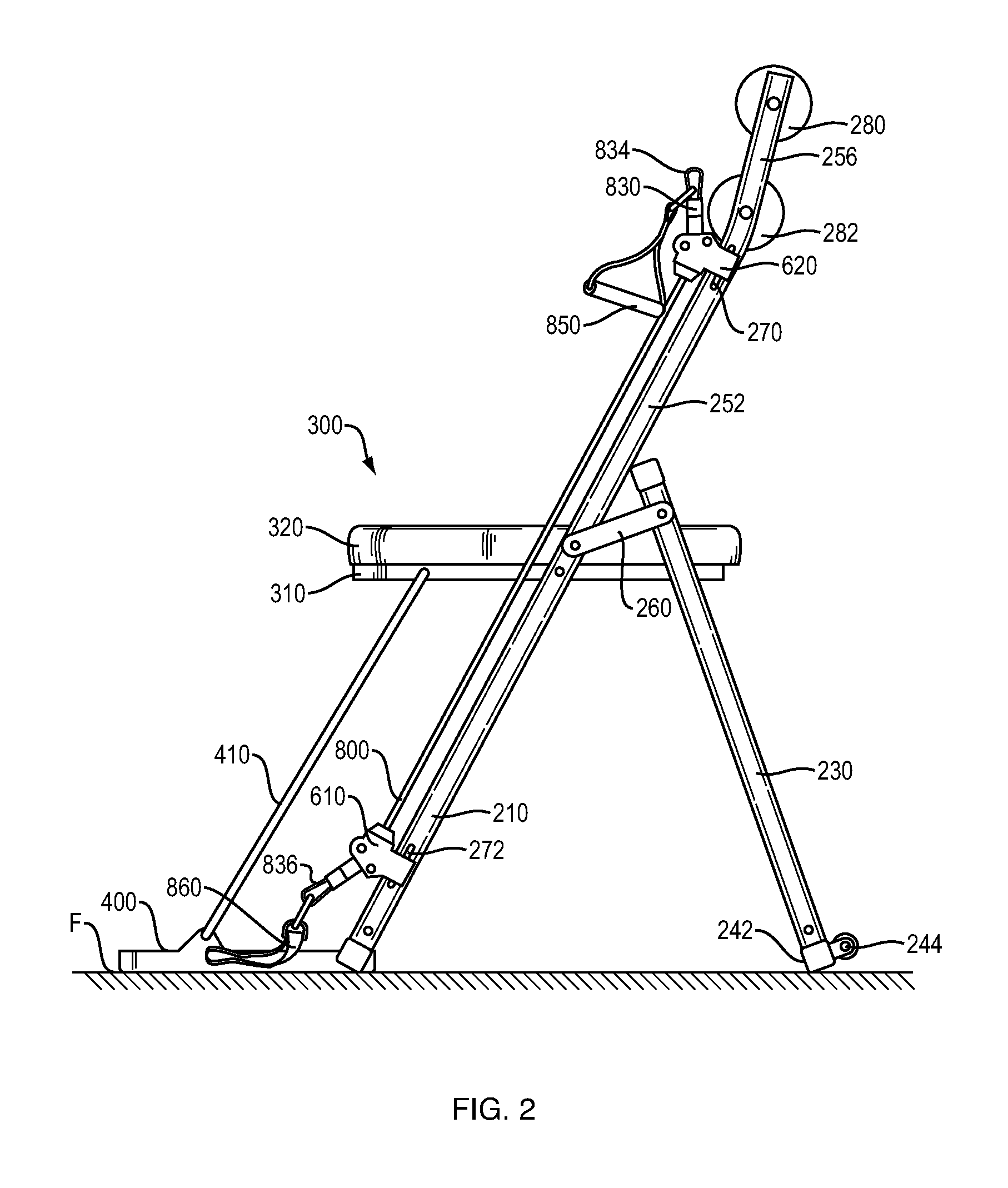 Portable fitness chair