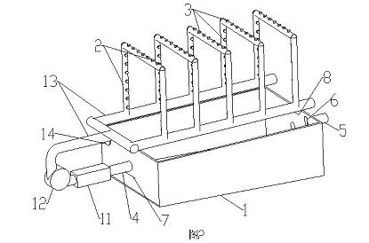 Cage textile air conditioning spray chamber