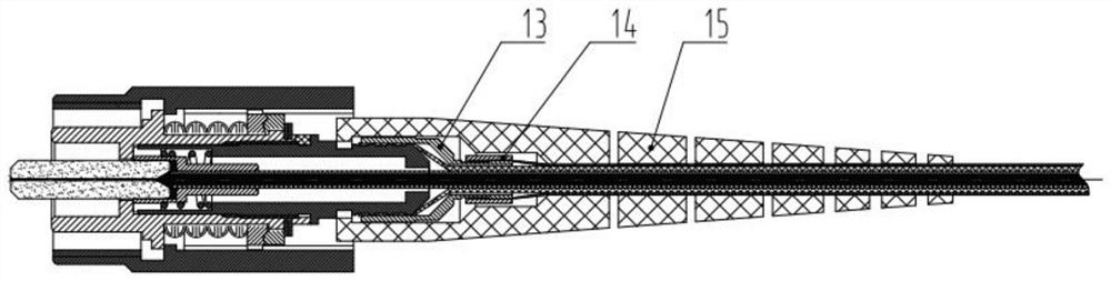 Anti-loose FC type optical fiber connector